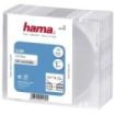 Hama Slim Pack de 10 Cajas Vacias para CD/DVD - Poliestireno - 12.5x14.2x0.52cm - Color Transparente