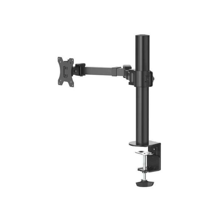 Hama Soporte de Mesa con Brazo Articulado para Monitor de 13 a 35" - Capacidad 15kg - Inclinacion de 35º - Altura Ajustable - Permite Giro 180º - Acero - VESA 100x100 - 10x59x40.43cm - Color Negro