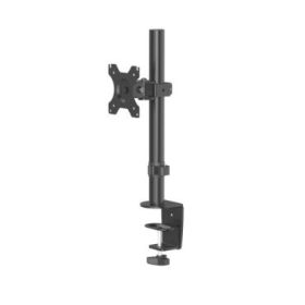 Hama Soporte de Mesa para Monitor de 13 a 32" - Capacidad 10kg - Inclinacion de 45º - Permite Giro 180º - Altura Ajustable - Acero - VESA 100x100 - 11.4x14.46x40.6cm - Color Negro