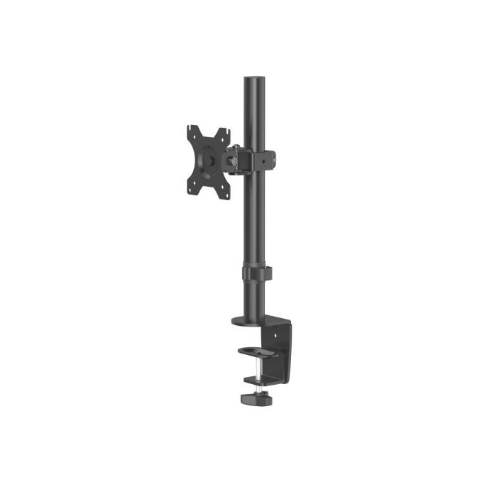 Hama Soporte de Mesa para Monitor de 13 a 32" - Capacidad 10kg - Inclinacion de 45º - Permite Giro 180º - Altura Ajustable - Acero - VESA 100x100 - 11.4x14.46x40.6cm - Color Negro
