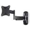 Hama Soporte de Pared para TV hasta 26" - Peso Max 25kg - Inclinable - Giratorio - VESA 100x100mm - Acero - Gestor de Cables - Color Negro