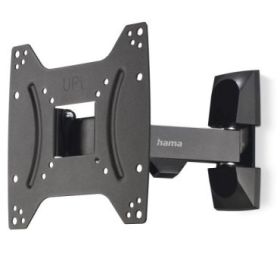 Hama Soporte de Pared para TV hasta 48" - Peso Max 20kg - Inclinable - Giratorio - VESA 200x200mm - Acero - Gestor de Cables - Color Negro