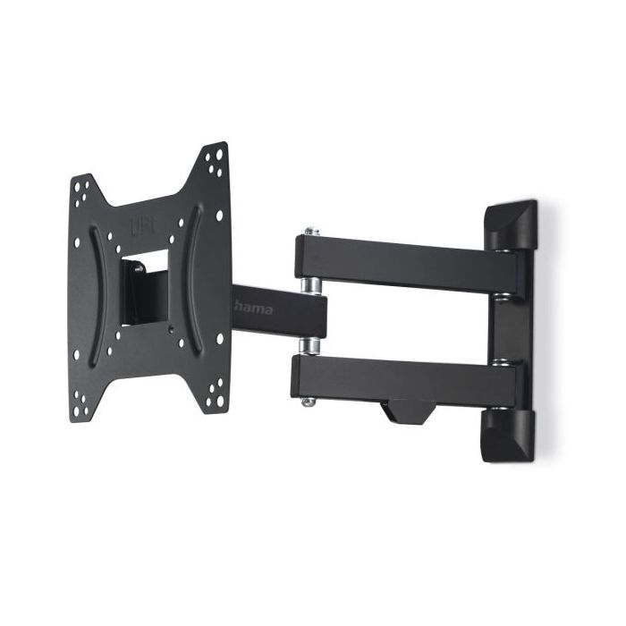 Hama Soporte de Pared para TV hasta 48" - Peso Max 20kg - Inclinable - Giratorio - VESA 200x200mm - Acero - Gestor de Cables - Color Negro