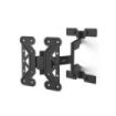 Hama Soporte de Pared para TV hasta 48" - Peso Max 25kg - Inclinable - Giratorio - Extraplano - VESA 200x200mm - Aluminio - Gestor de Cables - Color Negro