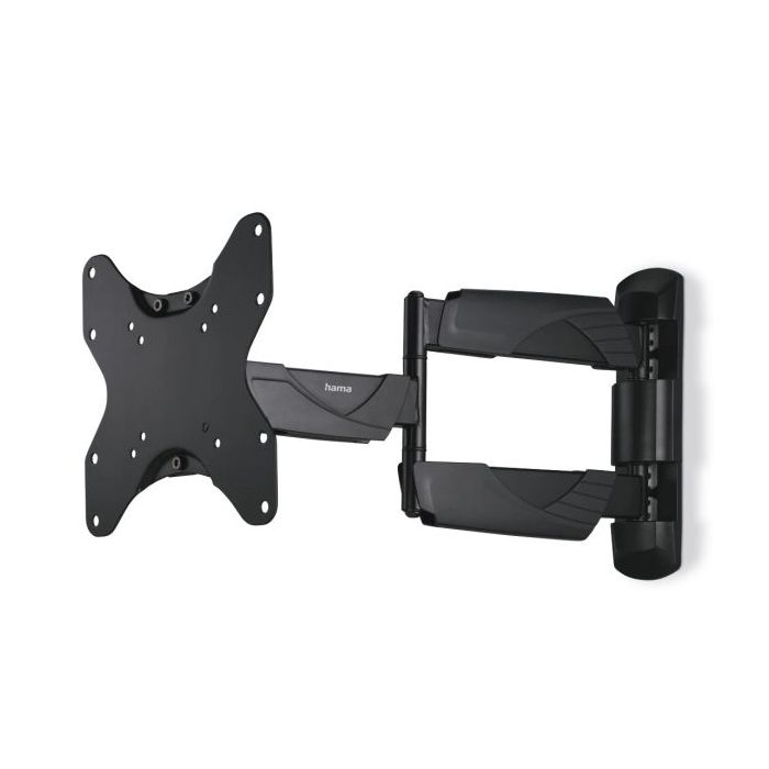 Hama Soporte de Pared para TV hasta 48" - Peso Max 35kg - Inclinable - Giratorio - VESA 200x200mm - Acero - Gestor de Cables - Color Negro