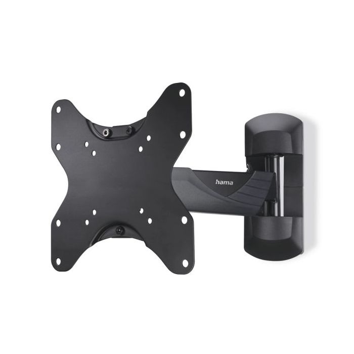 Hama Soporte de Pared para TV hasta 50" - Peso Max 35kg - Inclinable - Giratorio - VESA 200x200mm - Acero - Gestor de Cables - Color Negro