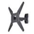 Hama Soporte de Pared para TV hasta 65" - Peso Max 20kg - Inclinable - Giratorio - VESA 400x400mm - Acero - Gestor de Cables - Color Negro