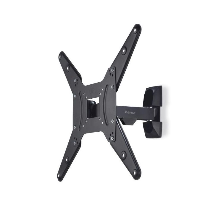 Hama Soporte de Pared para TV hasta 65" - Peso Max 20kg - Inclinable - Giratorio - VESA 400x400mm - Acero - Gestor de Cables - Color Negro