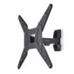 Hama Soporte de Pared para TV hasta 65" - Peso Max 20kg - Inclinable - Giratorio - VESA 400x400mm - Acero - Gestor de Cables - Color Negro