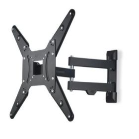 Hama Soporte de Pared para TV hasta 65" - Peso Max 25kg - Inclinable - Giratorio - VESA 400x400mm - Acero - Gestor de Cables - Color Negro