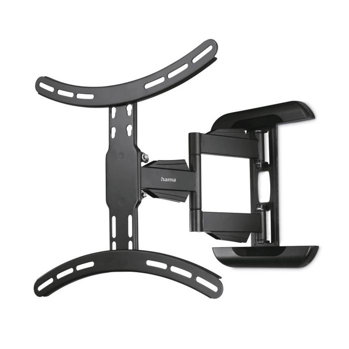 Hama Soporte de Pared para TV hasta 65" - Peso Max 35kg - Inclinable - Giratorio - VESA 400x400mm - Acero - Gestor de Cables - Nivel de Burbuja - Color Negro