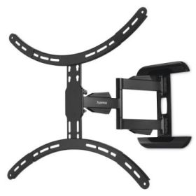Hama Soporte de Pared para TV hasta 75" - Peso Max 45kg - Inclinable - Giratorio - VESA 600x500mm - Acero - Gestor de Cables - Nivel de Burbuja - Color Negro