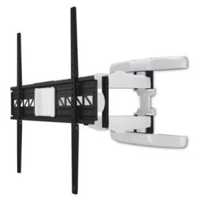 Hama Soporte de Pared para TV hasta 90" - Peso Max 75kg - Inclinable - Giratorio - VESA 800x600mm - Gestor de Cables - Nivel de Burbuja Integrado - Plantilla de Perforacion - Color Blanco y Negro