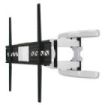 Hama Soporte de Pared para TV hasta 90" - Peso Max 75kg - Inclinable - Giratorio - VESA 800x600mm - Gestor de Cables - Nivel de Burbuja Integrado - Plantilla de Perforacion - Color Blanco y Negro