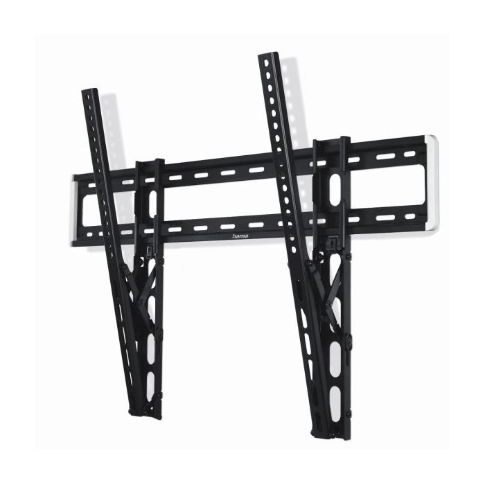 Hama Soporte Fijo de Pared para TV hasta 100" - Peso Max 75kg - Inclinable - VESA 800x600mm - Gestor de Cables - Nivel de Burbuja Integrado - Plantilla de Perforacion - Color Negro