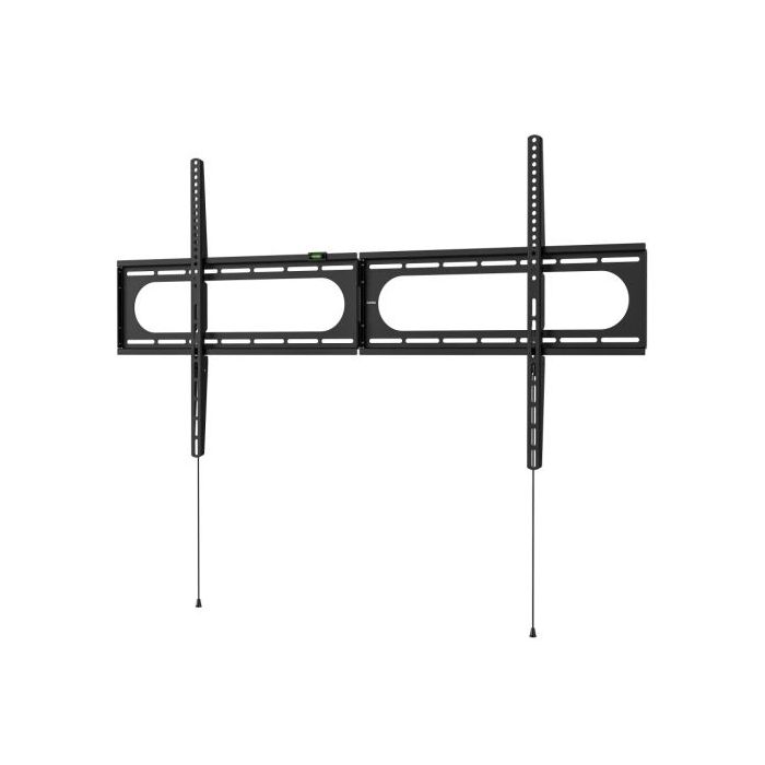 Hama Soporte Fijo de Pared para TV hasta 120" - Peso Max 100kg - VESA 1100x600mm - Acero - Nivel de Burbuja - Color Negro