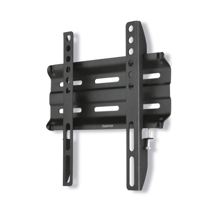 Hama Soporte Fijo de Pared para TV hasta 48" - Peso Max 25kg - VESA 200x200mm - Acero - Nivel de Burbuja - Color Negro