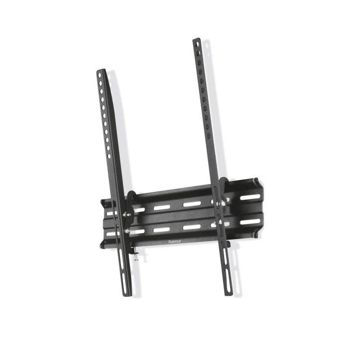 Hama Soporte Fijo de Pared para TV hasta 65" - Peso Max 35kg - Inclinable - VESA 400x400mm - Acero - Nivel de Burbuja - Color Negro