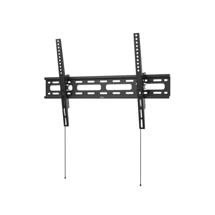 Hama Soporte Fijo de Pared para TV hasta 75" - Peso Max 40kg - Inclinable - VESA 600x400mm - Acero - Nivel de Burbuja Integrado - Color Negro