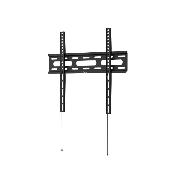 Hama Soporte Fijo de Pared para TV hasta 75" - Peso Max 40kg - VESA 400x400mm - Acero - Nivel de Burbuja - Color Negro