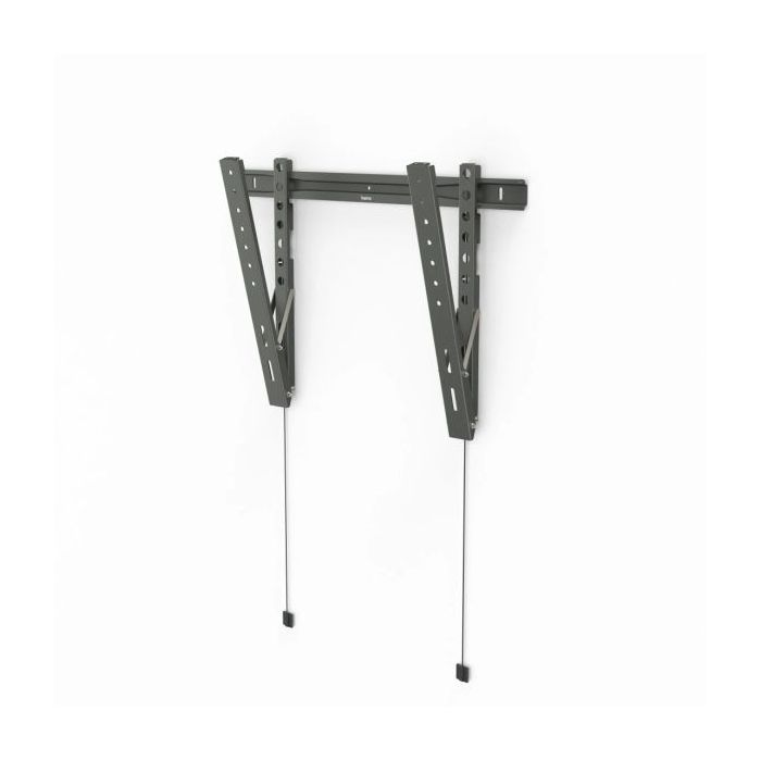Hama Soporte Fijo de Pared para TV hasta 90" - Peso Max 80kg - Inclinable - VESA 600x400mm - Acero - Nivel de Burbuja - Color Negro