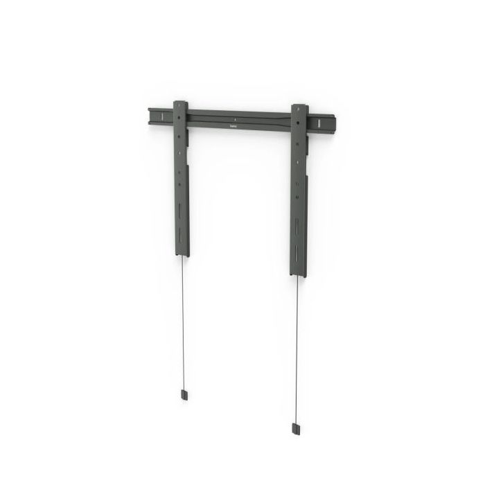 Hama Soporte Fijo de Pared para TV hasta 90" - Peso Max 80kg - VESA 600x400mm - Acero - Nivel de Burbuja - Color Negro y Gris