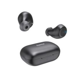 Hama Spirit Chop II Auriculares con Microfono Omnidireccional - Bluetooth - Autonomia hasta 16h - Rango 10m - IPX4 - Asistente de Voz - Carga por USB-C - Color Negro