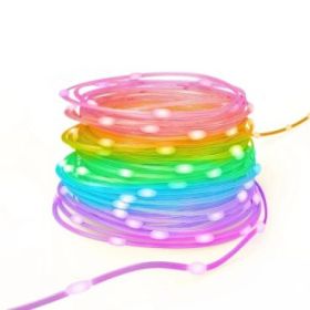 Hama Tira LED RGB Inteligente - Longitud 10m - IP65 - Cable de Alimentacion de 1.5m - WiFi - Multicolor