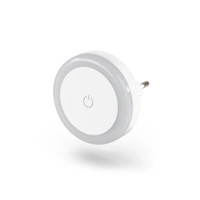 Hama Touch Luz LED Nocturna con Enchufe - IP20 - 6.4x6.4x6.3cm - Color Blanco