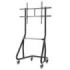 Hama Trolley Soporte con Ruedas para TV hasta 100" - Peso Max 80kg - VESA 1000x600mm - Altura Ajustable - Aluminio - 68.3x109.4x168.5cm - Color Negro