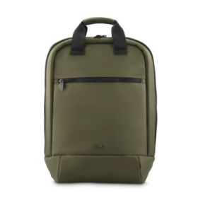 Hama Ultra Lightweight Mochila para Portatiles hasta 16.2" - Capacidad 13L - Poliester Reciclado - Interior Acolchado - Repelente de Agua - 36x44x12cm - Color Negro y Verde