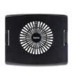 Hama Wave Base de Refrigeracion para Portatil hasta 15.6" con 1 Ventilad de 15cm - Silencioso - Cable 40cm - USB-A - Luz LED - Temperatura Regulable - Antideslizante - 33.5x28x4cm - Color Negro