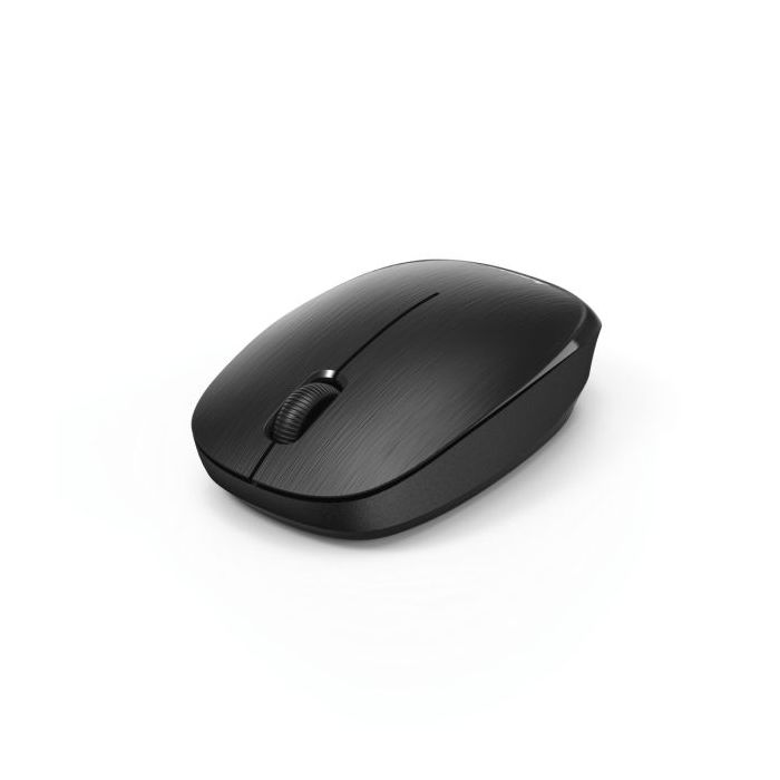 Hama WM-110 Raton Optico Inalambrico 1000dpi - 3 Botones - Rango 10m - USB-A RF 2.4GHz - Uso Ambidiestro - 6x3.1x10.5cm - Color Negro