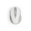 Hama WM-400 Raton Optico Inalambrico para Diestros 1600dpi - Ergonomico - Rango 10m - 6 Botones - USB-A RF 2.4GHz - Silencioso - 6.5x4.2x9.6cm - Color Blanco