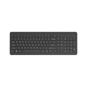 HP 225 Teclado Inalambrico 2.4GHz - 12 Atajos Fn Integrados - Indicadores LED Bloq Num, Bloq Mayus y Bateria - Autonomia hasta 16 Meses - Color Negro