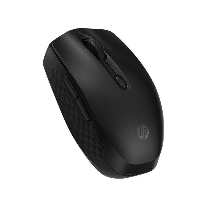 HP 425 Raton Inalambrico Bluetooth - 4000 DPI Multi‑Superficie - Conecta hasta 3 Dispositivos - Bluetooth 5.3 + Swift Pair - 6 Botones Programables - Clic Silencioso - Autonomia 24 Meses - Color Negro