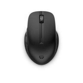 HP 435 Raton Inalambrico Multi‑Dispositivo 2.4GHz + Bluetooth 5.2 - Sensor Optico Multi‑Superficie 4000 DPI - 5 Botones (4 Programables) - Cambio entre 2 Equipos y Flujo entre Sistemas - Autonomia hasta 24 Meses - Color Negro