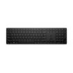 HP 455 Teclado Inalambrico Programable 2.4GHz - Mas de 20 Teclas Programables - Teclas Contorneadas con Recorrido 2 mm - Patas Ajustables - Bateria hasta 20 Meses - Color Negro