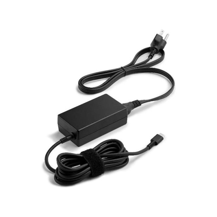 HP 65W USB‑C LC Power Adapter - Cargador USB‑C 65W con HP Fast Charge - Compatible con Portatiles HP con USB‑C - Diseño Compacto y Ligero - Cable 1.8 m - Color Negro