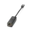 HP Adaptador USB‑C a Ethernet RJ45 G2 - Gigabit 10/100/1000 Mbps - Plug & Play - Soporta PXE Boot, Wake‑on‑LAN y MAC Address Pass‑Through - Diseño Compacto y Portatil - Color Negro