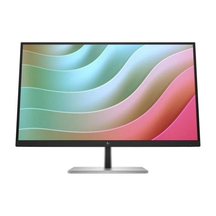 HP E-Series E27K G5 Monitor 27" LED IPS 4K 60Hz - Respuesta 5ms - Altavoces 12W - Ajustable en Altura, Giratorio e Inclinable - HDMI, Displayport, RJ-45, USB-C 65W - VESA 100x100mm - Color Negro/Plata