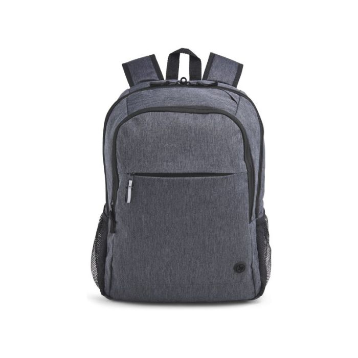 HP Prelude Pro Recycled Mochila para Portatil 15.6" - Resistente al Agua - Compartimento Acolchado - Bolsillo para Botella - Correas Acolchadas - Pasador para Trolley - Color Gris/Negro