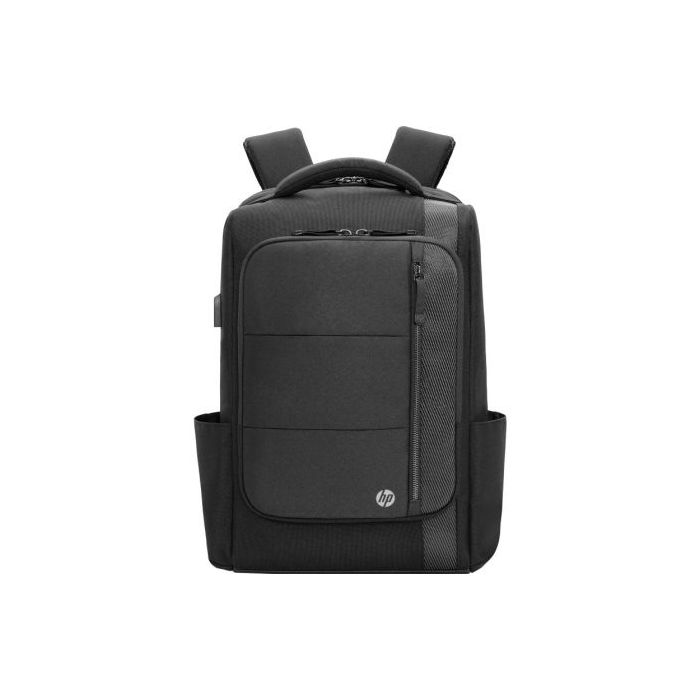 HP Renew Executive Mochila para Portatil 16" Expandible - Resistente al Agua - Compartimento Acolchado - USB‑C Externo y Paso de Cable - Bolsillos Internos y Externos con Cremallera - Bloqueo RFID - Color Negro