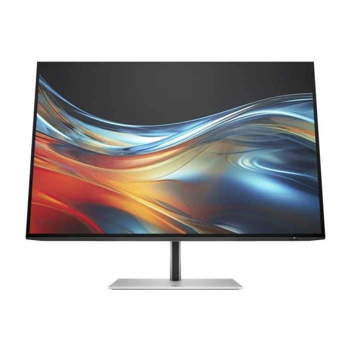 HP Series 7 PRO 724PN Monitor 24" IPS FullHD 100Hz MicroEdge - Respuesta 5ms - Ajustable en Altura, Giratorio e Inclinable - HDMI, Displayport, Hub USB - VESA 100x100 - Color Negro/Plata