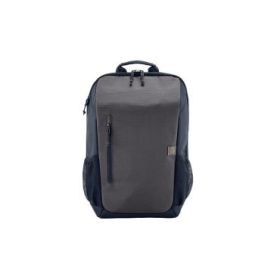 HP Travel Mochila Expandible para Portatil 15.6" 18‑21L - Resistente al Agua - Compartimento Acolchado - Multiples Bolsillos y Accesos Rapidos - Pasador para Trolley - Color Gris