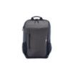 HP Travel Mochila Expandible para Portatil 15.6" 18‑21L - Resistente al Agua - Compartimento Acolchado - Multiples Bolsillos y Accesos Rapidos - Pasador para Trolley - Color Gris