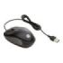HP Travel Mouse Raton USB - 1000 DPI - Diseño Ultraligero y Supercompacto para Viaje - 2 Botones + Rueda de Desplazamiento - Ambidiestro - Color Negro