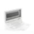 Innovagoods Cashower Funda Impermable de Pared para Movil - Dispositivos hasta 7" - Multifuncion - Tactil - Antivaho - Adhesivo - 19x10x2.8cm - Color Blanco
