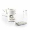 Innovagoods Clail Cortauñas con Lupa - 8 Aumentos - Cable USB de 80cm - Luz LED - Incluye Accesorios - Altura Ajustable - Base Antideslizante - 10.5x8.2x5.6cm - Color Gris