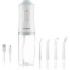 Innovagoods Denter Irrigador Dental Inalambrico - Potencia 4W - Presion 110psi - Bateria 2000mAh - Deposito de 220ml - IPX6 - Recargable - 6x21.3cm - Color Blanco
